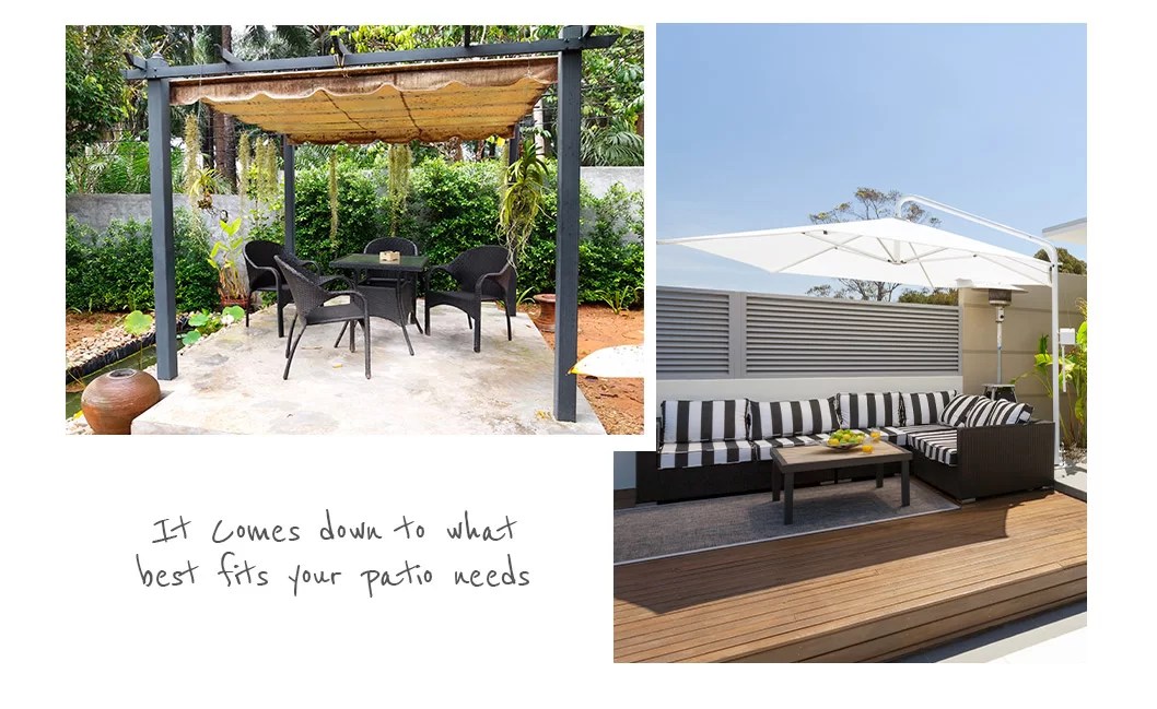 Umbrellas vs Shade Sails Which is Best for Your Patio?